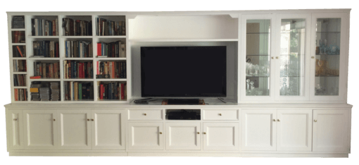 Coastal Design Furniture - Coastal Large White TV Wall Unit