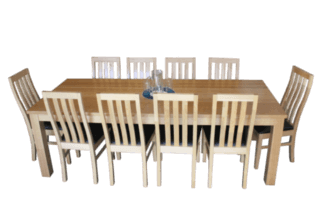 Coastal Design Furniture - Tassie Oak Dining Table