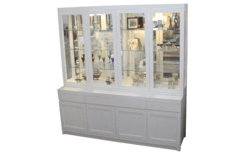 Coastal Design Furniture - White 4 Door Display Unit