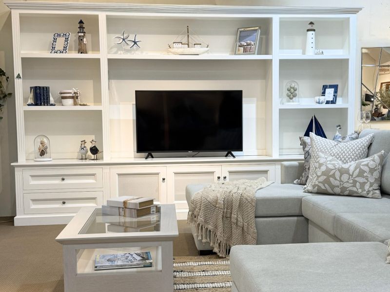 Coastal Design Furniture - Coastal White Wall Unit