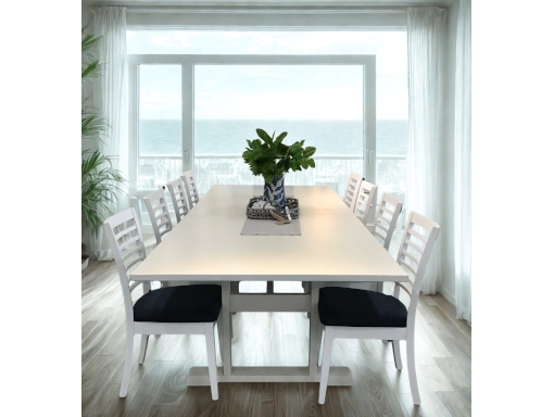 Coastal-Design-Furniture-custom-made-whitewash-dining-set-510x384 Custom whitewash dining table with handcrafted solid timber, perfect for coastal living in Central Coast NSW.